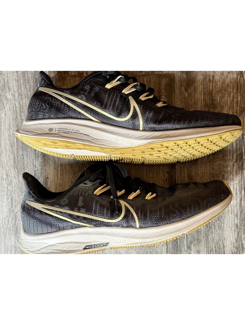Nike Zoom Air Zoom Pegasus 36 Premium Black/Yellow Running Shoes Women’s
